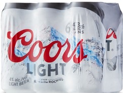 Coors Light 24-pack cans